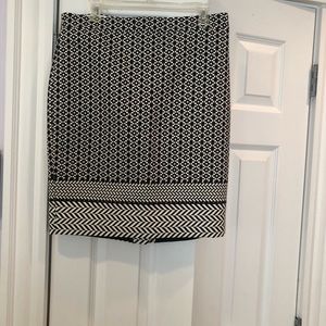 J crew pencil skirt in pretty pattern